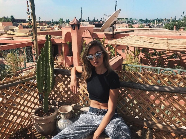Marrakech, August.

